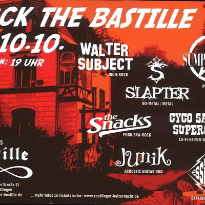 Flyer: Bastille, 10.10.2009
