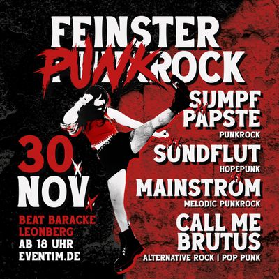 Flyer: Feinster Punrock, 30.11.2024