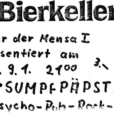 Flyer: Bierkeller, 09.01.1987
