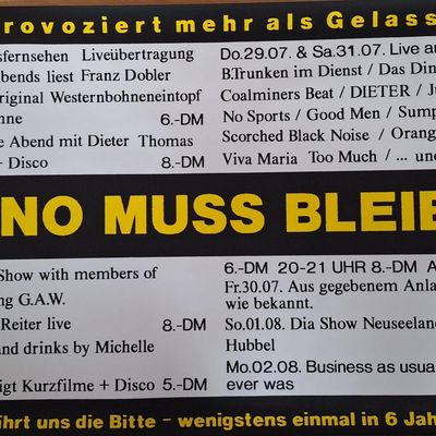 Flyer: Casino muss bleiben, 31.07.1993