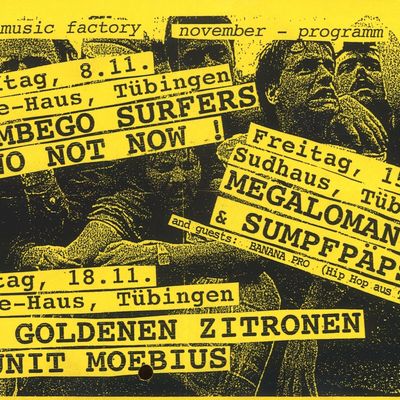 Flyer: Sudhaus, 15.11.1996