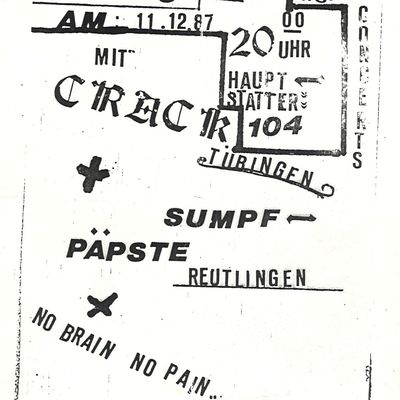 Flyer: Haus, 11.12.1987
