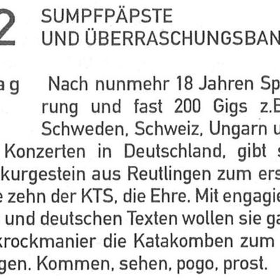 Flyer: KTS, 22.10.2004