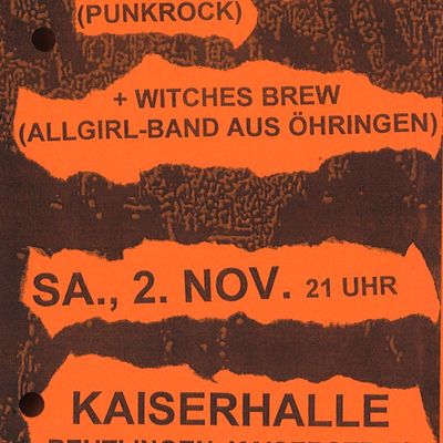 Flyer: Kaiserhalle, 02.11.2002