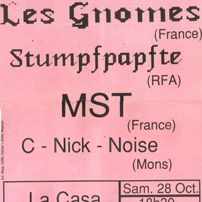 Flyer: La Casa, 28.10.1989