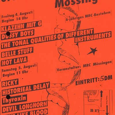 Flyer: MRC-Gelände, 05.08.1989