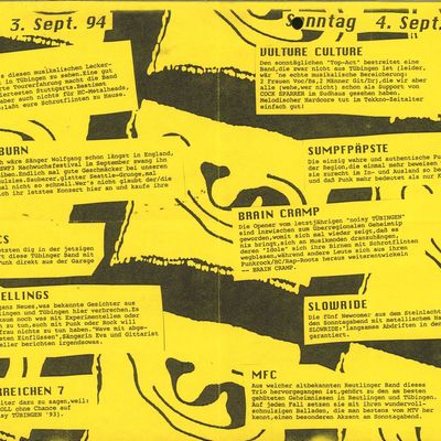 Flyer: Sudhaus, 04.09.1994