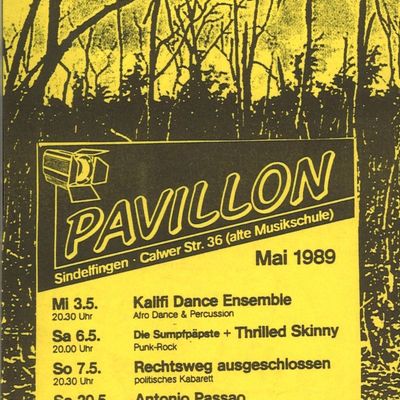 Flyer: Kulturpavillon, 06.05.1989