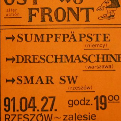 Flyer: Ost Front #6, 27.04.1991