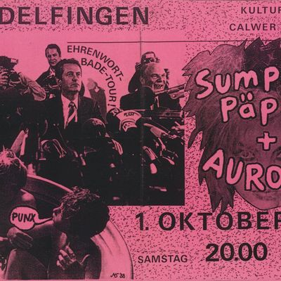 Flyer: Kulturpavillon, 01.10.1988
