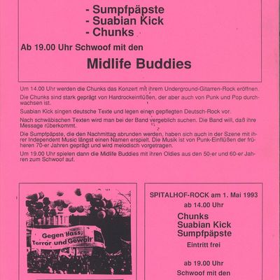 Flyer: 1. Mai mit der IG Metall, 01.05.1993