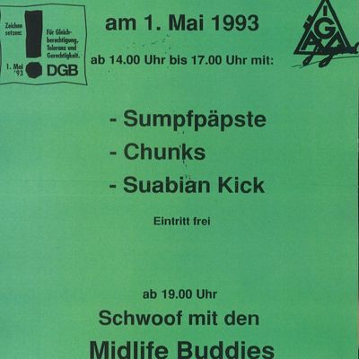 Plakat: 1. Mai mit der IG Metall, 01.05.1993