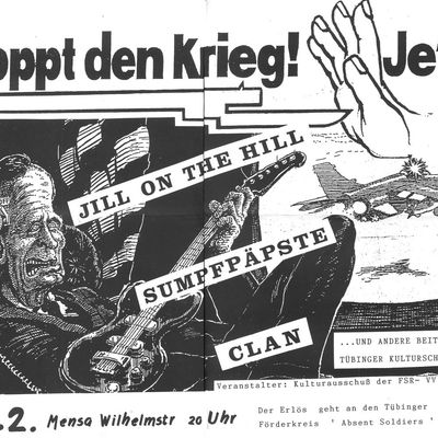 Plakat: Mensa Wilhelmstrasse, 09.02.1991