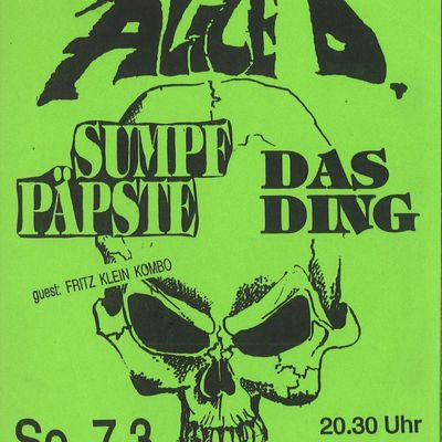 Flyer: Sudhaus, 07.03.1993