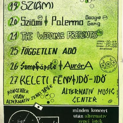 Flyer: Fekete Lyuk, 26.05.1989