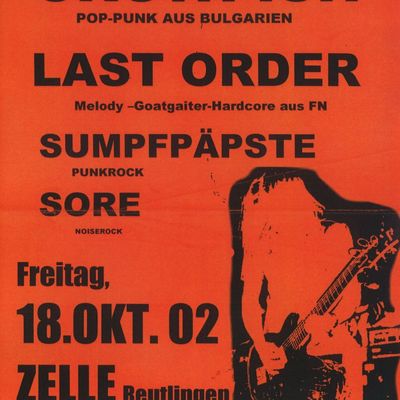Flyer: Zelle, 18.10.2002
