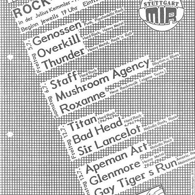 Flyer: Kemmlerhalle, 05.07.1985