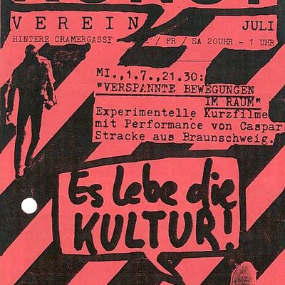 Flyer: Kunstverein, 04.07.1987