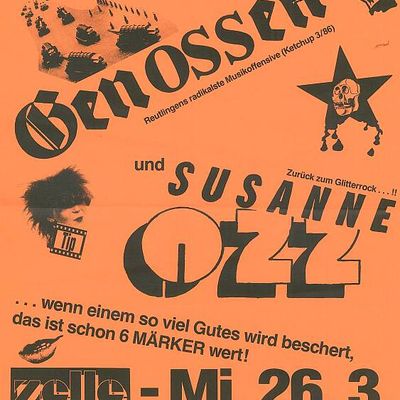 Flyer: Zelle, 26.03.1986