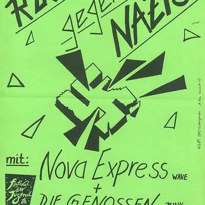 Flyer: Festzelt der SDAJ, 29.04.1988