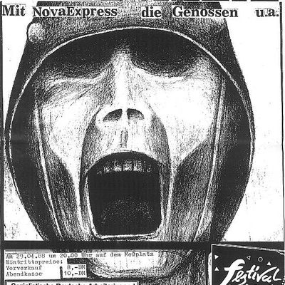 Flyer: Festzelt der SDAJ, 29.04.1988