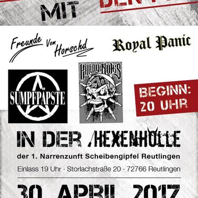 Flyer: Rock in den Mai, 30.04.2017