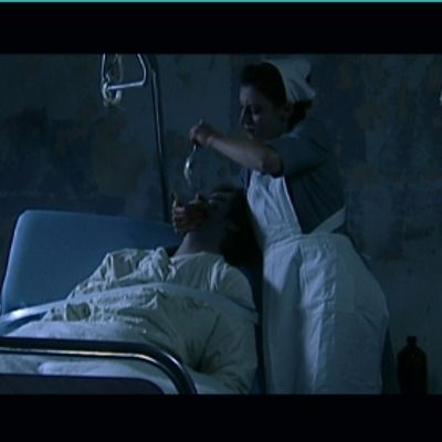 SCREENSHOTS AUS DEM NEUEN SUMPFPÄPSTE-VIDEO, 1.-3. 12. 2006, EHEMALIGE PSYCHIATRIE ILLENAU. VIDEO: FABIAN ZENKER