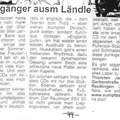 Scan: ENDPUNKT-FANZINE