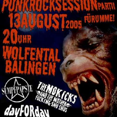 Flyer: 2. Wolfvalley Punkrock Session, 13.08.2005